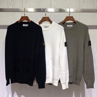 Stone Island Stone Island Ribbed Stitching Round Neck Pullover Sweater Sweater