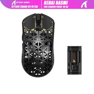 Attack Shark R5 Ultra Tetikus Gaming Wireless 8K PAW3950MAX 42000 DPI Tri Mode Bluetooth 2.4G USB C 