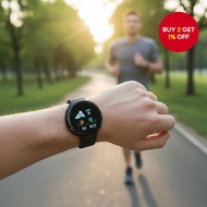 D18 Smartwatch for Men Bluetooth Fitness Tracker Waterproof Round Design Compatible with X8 FD68 HW1