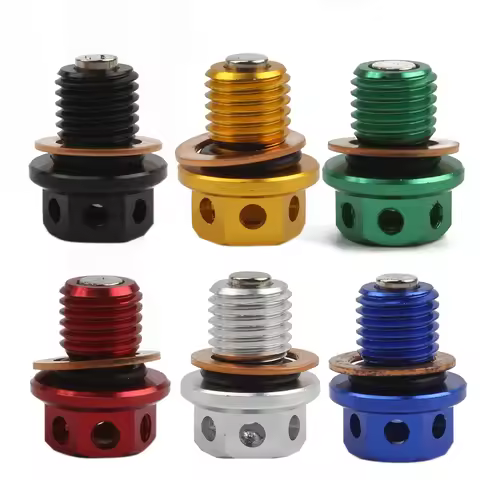 M12xP1.5 Magnetic Oil Drain Plug Bolt Screw For Yamaha YZF-R3 YZF-R25 MT-03 MT-25 YZ250 YZ250X XT250