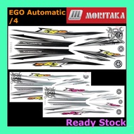 EGO Automatic Model 4 Yamaha Sticker Body Ego Auto Stripe Moritaka Strike Motor Ego Automatic/4