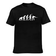 Evolution Of Pool Snooker Club 8 Ball Player Men'S Custom T-Shirt