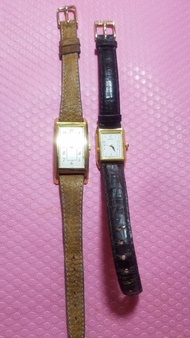 ⏱⏱ (實價貨品，議價不覆) 壞咗 Solvil et Titus (鐵達時) & Seiko (精工) 女装 手錶 (兩隻，不散買) not working