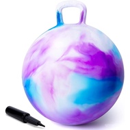 ZOOJOY Hopper Ball, Hopping Toys for Kids, 20 inch Bouncy Ball with Handle for Boys Girls Aged 5-12,