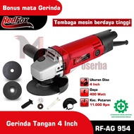 MESIN 4 inch 400 watt hand Grinder Angle Grinder AG 954