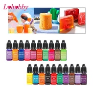[Lohobby] 20Pcs Candle Liquid Dye Concentrate Soap Coloring Dye for Soy Candle Making High