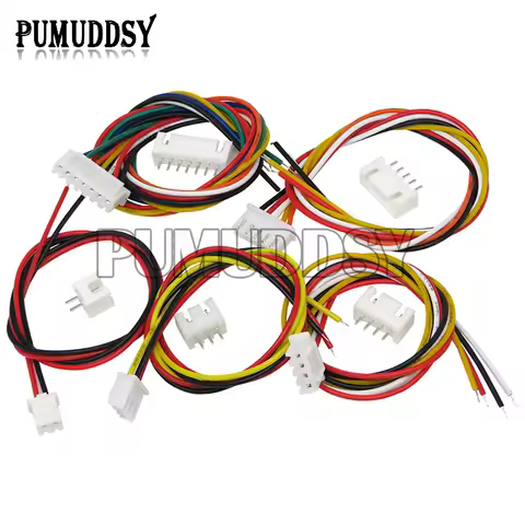 10sets Jst Xh2.54 Xh 2.54mm 26awg Wire Cable Connector 2/3/4/5/6/7/8/9/10 Pin Pitch Male Female Plug