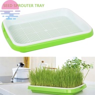 Seed Sprouter Tray Seed Germination Tray Soil-Free Big Nursery Tray Healthy Wheatgrass Seeds Grower &amp; Storage Trays SHOPSBC4032