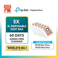 TP-Link Tapo Robot Vacuum Disposable Dust Bag RVA202 (5 Pcs) For Tapo RV30 Max Plus/RV30 Max/RV20 Ma