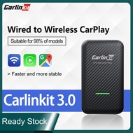Carlinkit 3.0 Carplay Wireless Adapter USB Plug and Play for Wired CarPlay Car Multimedia Player