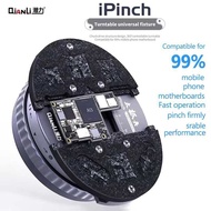 Qianli ที่ยึดแบบหมุนเมนบอร์ด ipinch อเนกประสงค์สำหรับโทรศัพท์ชิป IC อุปกรณ์กำจัดกาว BGA ที่ยึดสองแกน