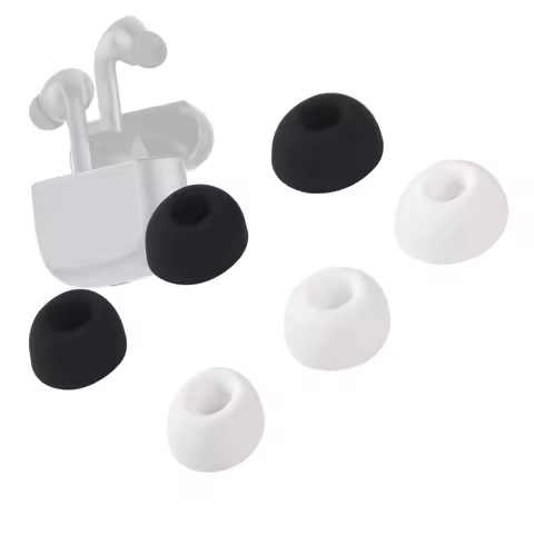 6Pcs Silicone Ear Tips for ZMI PurPods Pro Eartips for ZMI PurPods TWS Global Version ANC Wireless T