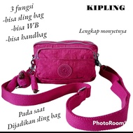 Prelove Kipling banyak ruang hot pink