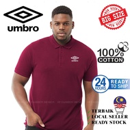 3XL/4XL/5XL&6XL Di KL Size Besar Polo Collar T-shirt 100% Cotton Unisex (Lelaki & Perempua) Casual F