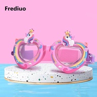 [Lzdyqmy2] Kids Swim Goggles, Swimming Goggles for Kids, Portable Clear View, Cute Eyewear,