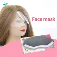 100Pcs Transparent Plastic Hairspray Shield Mask Eye Face Protector Salon Hair Cut Face Protection Shield Mask