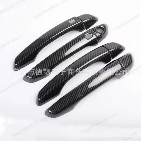 For 17-21 Hyundai Elantra and I30 GT Chrome Silver Exterior Door Handle Replacement Compatible with