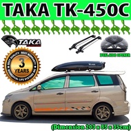 Taka Roofbox TK-450C Slim Glossy Roof box With Roof Rack