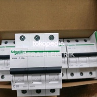Mcb K60N 3P 6A, 3P 10A, 3P 16A, 3P 20A, Schneider 6Ka