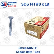 GILISHOP SDS fh 8x19 Flat Head Roofing Screws Nagabolt - 1 box contains 800 pcs