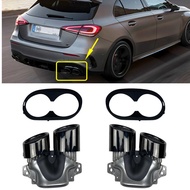 For Mercedes Benz A CLA GLB Class W177 A35 C118 CLA35 X247 GLB35 A45S AMG Rear Muffler Exhaust Tips 