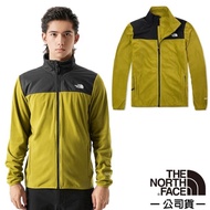 [The North Face The Face] Men's Stitching Comfortable Warm Stand-Up Collar POLARTEC Fleece Jacket Su