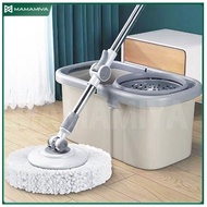 360 Spin mop Tornado Mop With Spinner Stainless Steel Basket Increase and thicken Integrated mop