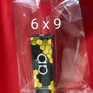 Plastic bag transparent 6 x 9 inci