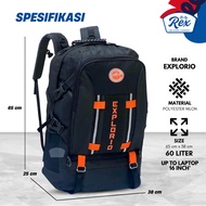 HOT DEALS JUMBO BACKPACK 60L MEN'S BACKPACK / UNISEX TRAVEL CARRIER BACKPACK BACKPACK