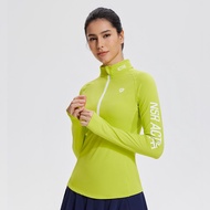 Cosleaf Women Golf Half-Zip Pullover Jacket Quick-Dry Soft Fabric Comfort Fit in Light Blue