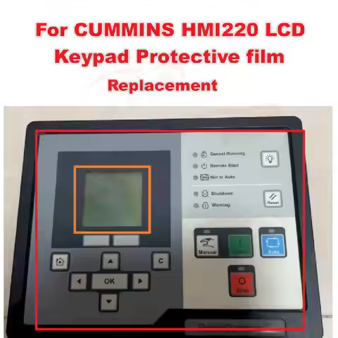 Replacement New For CUMMINS HMI220 HMI 220 Screen LCD Display Panel Compatible Keypad Protective Fil