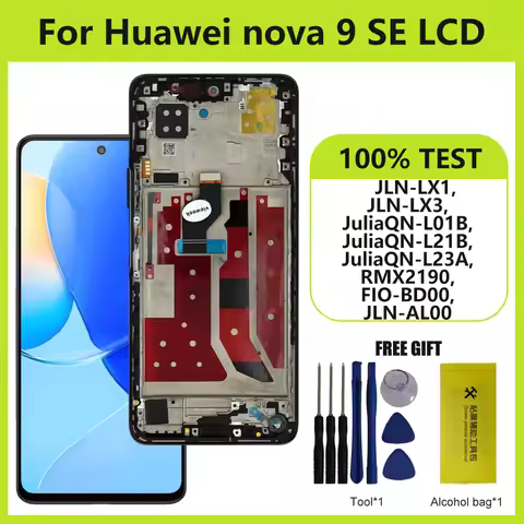 Display Screen for Huawei Nova 9 SE JLN-LX1 LCD Display Screen Touch Panel Digitizer for Nova 9SE 5G
