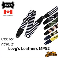 Levy's Leathers MPS2 Printed Polyester Strap Guitar Made in Canada