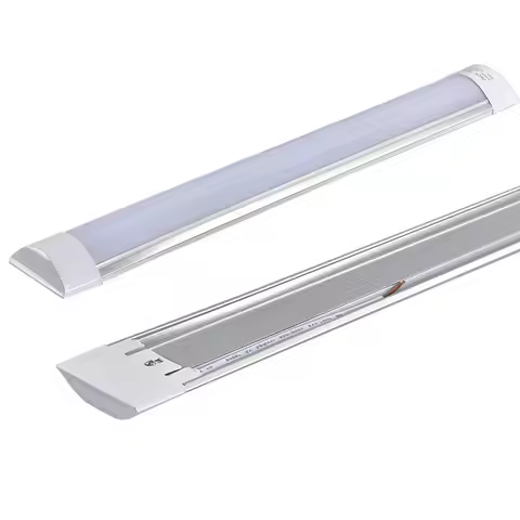 2pcs 30cm 57cm LED Batten Tube Bar Light Flat Purified LED Tube Light 10w 20W Three Tri-Proof 3000k 