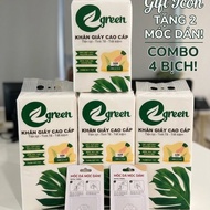 [COMPANY PRODUCTS]-BOX OF 4 BAGS 1KG8 EGREEN 175*150 MM PREMIUM RETRACT PAPER SUPER THICK, SOFT, SCH