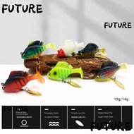 HL-FUTU Soft bass Bait with Lead hook, Dark Sleeper Swimbait SwimBait, Bass Jig Shad Minnow Lure