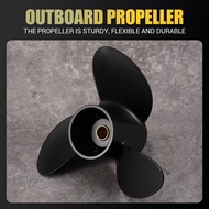 Outboard Propeller for Tohatsu Mercury Mariner 4Hp 5Hp 6Hp 7.8x9 Boat Screw 3 Blade 12 Spline Marine
