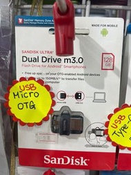 Sandisk 記憶手指 128GB mirco 頭