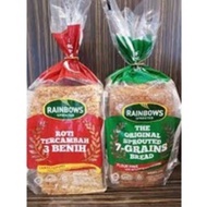 Rainbow Sprouted Flour free Bread 7Grains/3Seeds Healthy Roti 450g