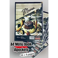 East-File Menu Book File Folder Display Holder A4 MB110C 10pocket / MB114C 14pocket