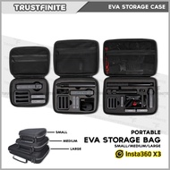 Insta360 X3/X2/X Hard Eva Storage Bag Insta360 One X3/X2/X Hard Case Insta360