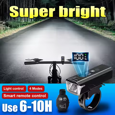 5000Lumen Bicycle Light 2600mAh Bike Headlight Flashlight Handlebar USB Charging MTB Road Cycling Hi