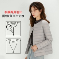 2025 imported NEW UNIQLO Light Down Jacket Women 90% White Duck Down Warm Interior Slim Charge Down