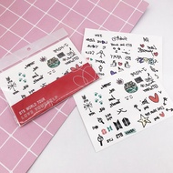 Bts tattoo stickers