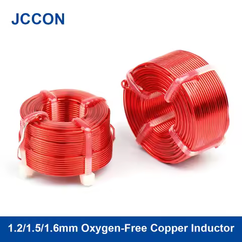 1.21.51.6mm Oxygen-Free Copper Inductor Air-core Speaker Crossover Inductor Frequency Divider Induct