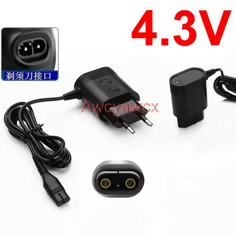 4.3V 70mA A00380 A00390 Charger For Philips Norelco Shaver QP2520 70 QP2510 QP2511 QP2520 QP2521 QP2
