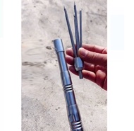 Harpoon tongkat Tombak Ikan 5 Prong Bahan Stainless Steel KEPALA TOMBAK CABANG 5 galah ikan