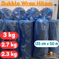 Black Bubble Wrap 125 cm x 50 m Black Bubble Wrap Roll/ Thickness 2.3kg 2.7kg 3kg