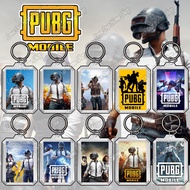 Acrylic Keychain Double Sided DIY, Transparent Keychain Games [PUBG Mobile]