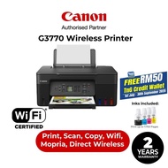 Canon PIXMA G3770 Wireless Refillable Ink Tank Printer with Low-Cost Printing